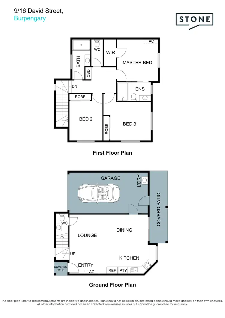 Floorplan of Homely townhouse listing, 9/16 David Street, Burpengary QLD 4505