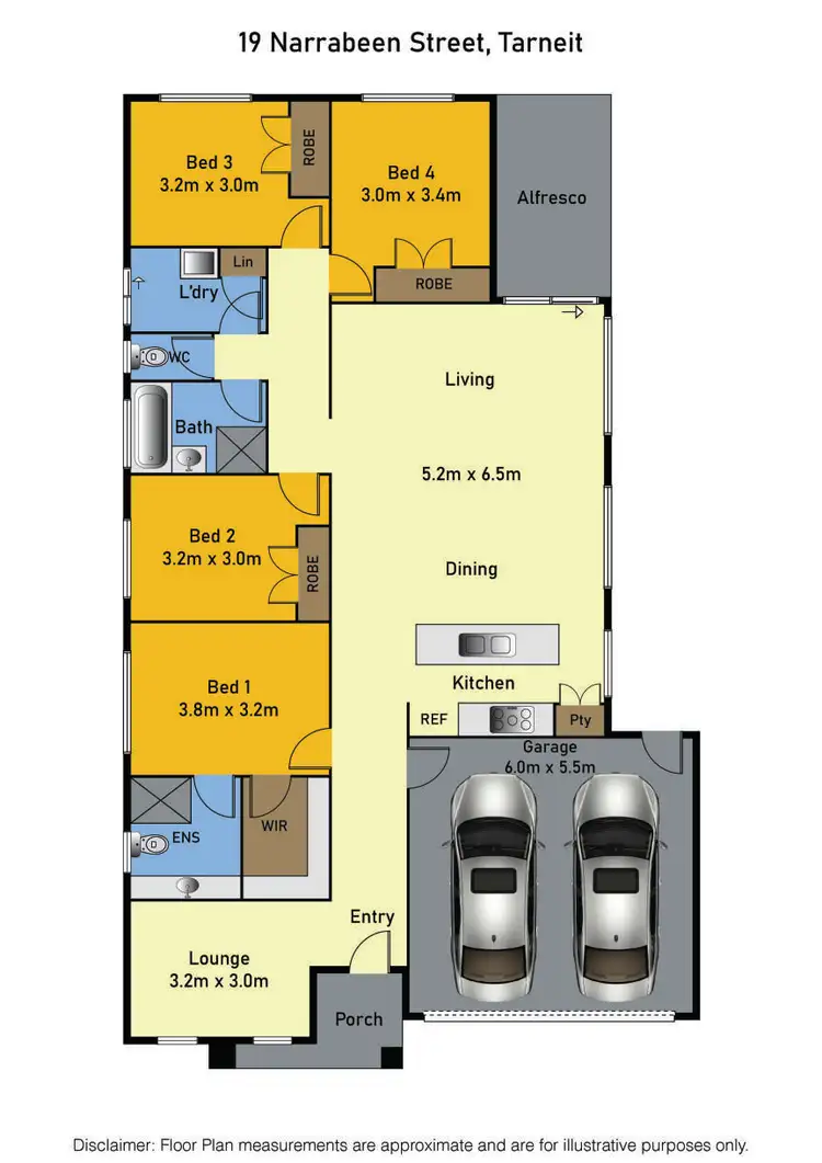 Floorplan of Homely house listing, 19 Narrabeen Street, Tarneit VIC 3029