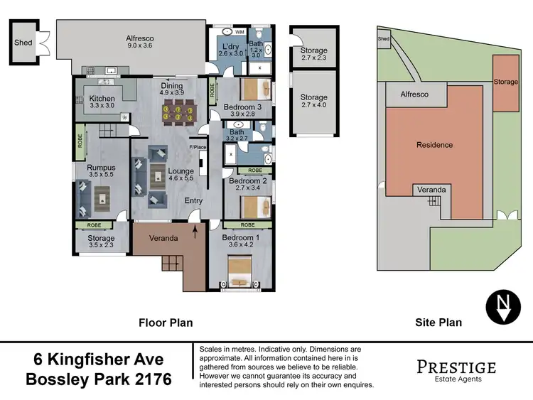 Floorplan of Homely house listing, 6 Kingfisher Avenue, Bossley Park NSW 2176