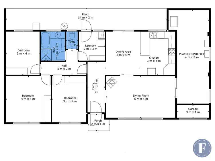 Floorplan of Homely house listing, 195 Neill Street, Harden NSW 2587