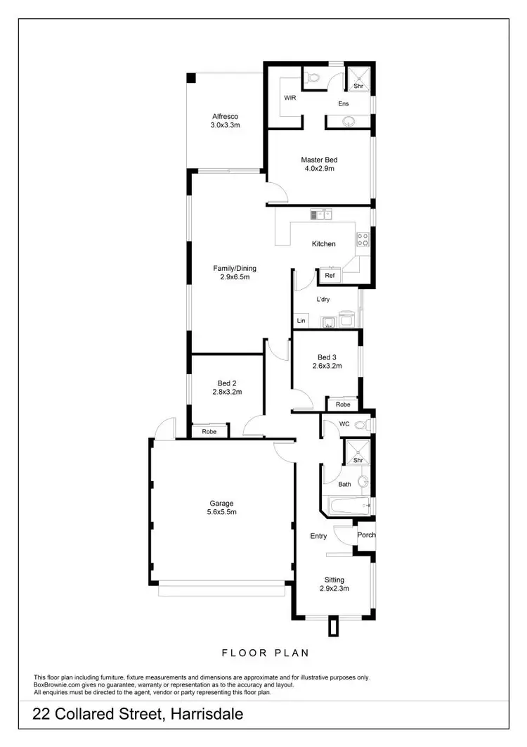 Floorplan of Homely house listing, 22 Collared Street, Harrisdale WA 6112