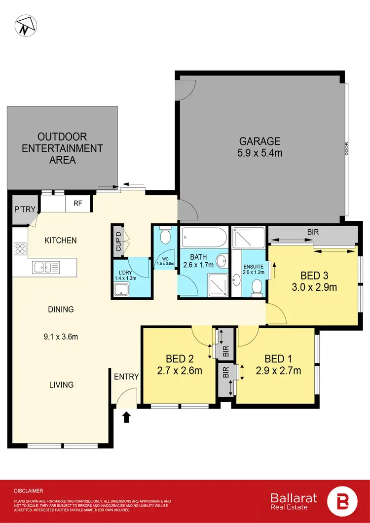 Floorplan of Homely house listing, 358 Vickers Street, Sebastopol VIC 3356