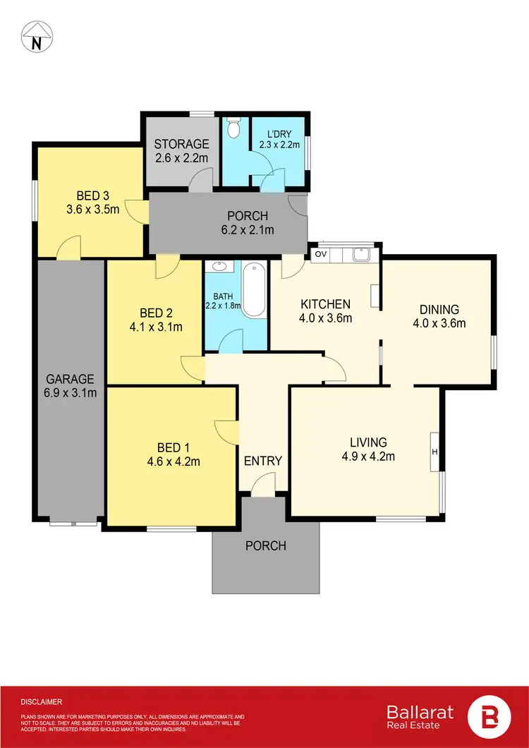 Floorplan of Homely house listing, 26 Victoria Street, Sebastopol VIC 3356