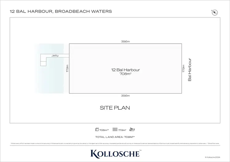 Floorplan of Homely land listing, 12 Bal Harbour, Broadbeach Waters QLD 4218