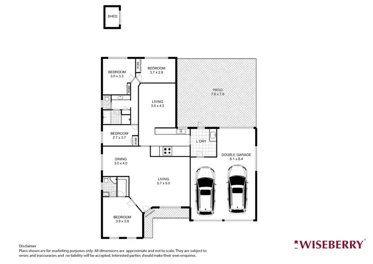 Floorplan of Homely house listing, 5 Derwent Drive, Lake Haven NSW 2263