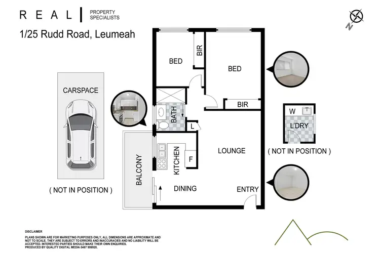 Floorplan of Homely unit listing, 1/25 Rudd Road, Leumeah NSW 2560