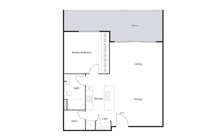 Floorplan of Homely house listing, 215/60 College Street, Belconnen ACT 2617