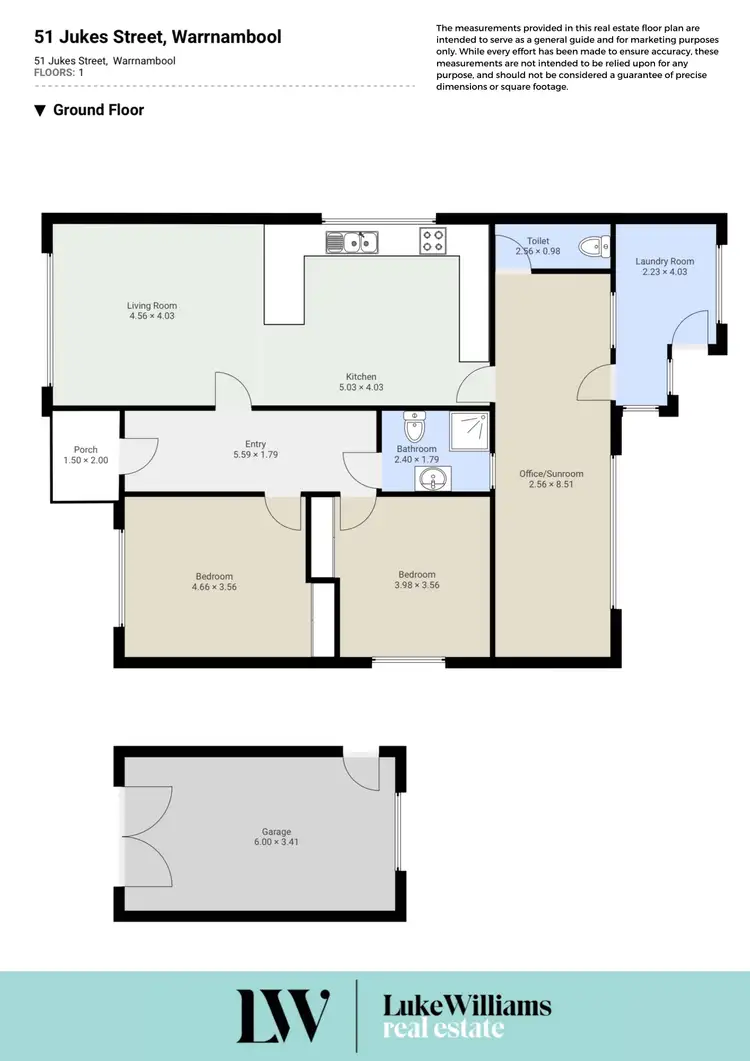 Floorplan of Homely house listing, 51 Jukes Street, Warrnambool VIC 3280