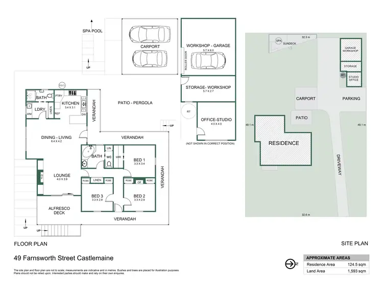 Floorplan of Homely house listing, 49 Farnsworth Street, Castlemaine VIC 3450