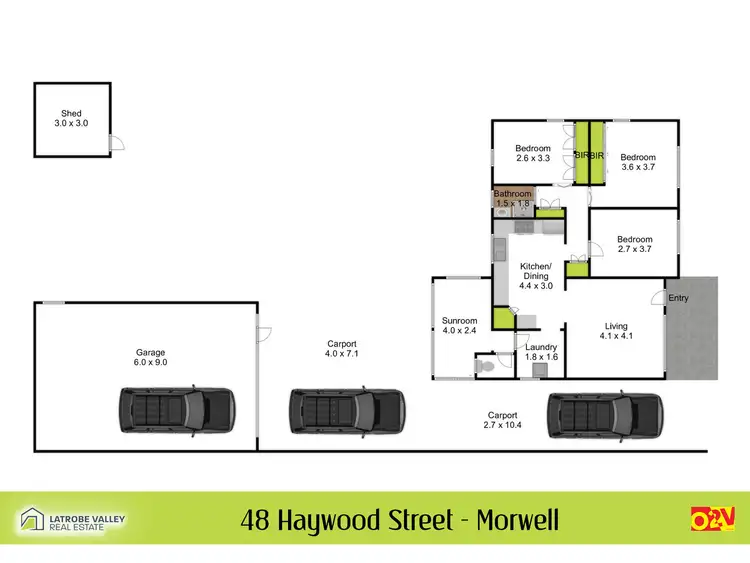 Floorplan of Homely house listing, 48 Haywood Street, Morwell VIC 3840