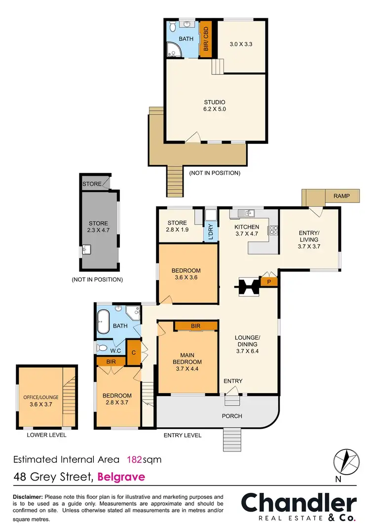 Floorplan of Homely house listing, 48 Grey Street, Belgrave VIC 3160