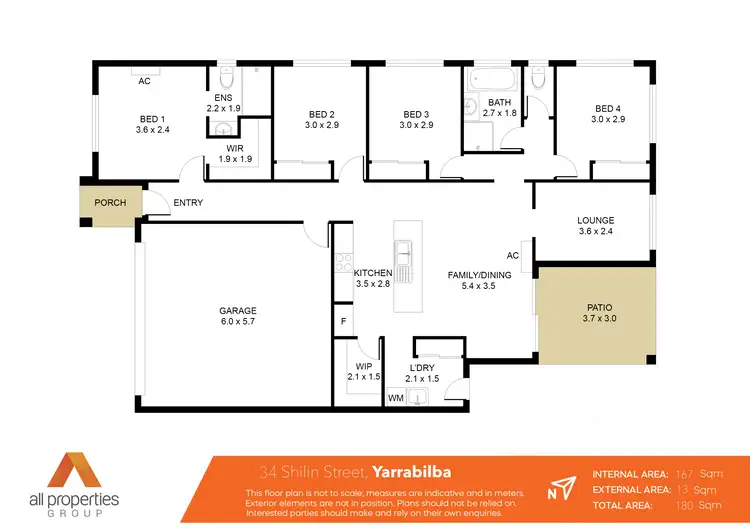 Floorplan of Homely house listing, 34 Shilin Street, Yarrabilba QLD 4207