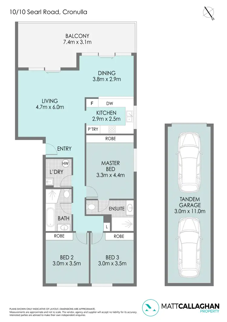 Floorplan of Homely apartment listing, 10/10 Searl Road, Cronulla NSW 2230