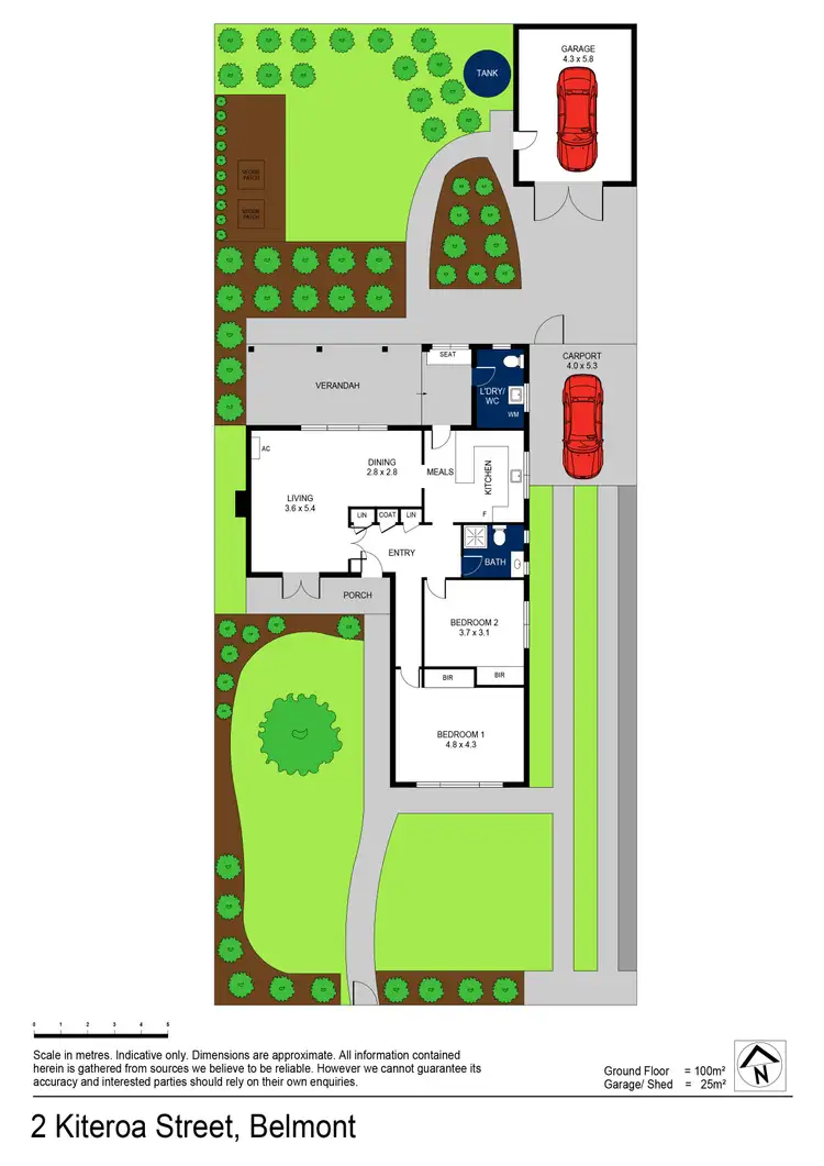 Floorplan of Homely house listing, 2 Kiteroa Street, Belmont VIC 3216