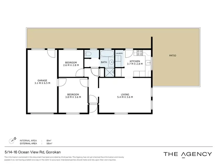 Floorplan of Homely villa listing, 5/14-16 Ocean View Road, Gorokan NSW 2263