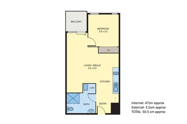 Floorplan of Homely apartment listing, 106/545 Rathdowne Street, Carlton VIC 3053