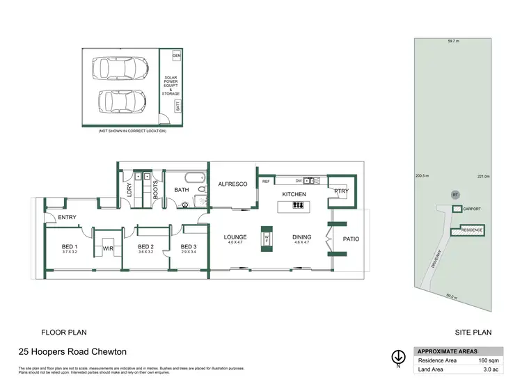 Floorplan of Homely house listing, 25 Hoopers Road, Chewton VIC 3451