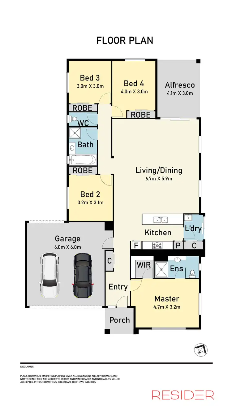Floorplan of Homely house listing, 30 Brunton Drive, Mernda VIC 3754