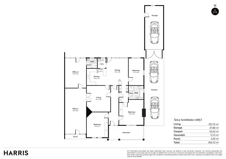 Floorplan of Homely house listing, 217 Kensington Road, Kensington SA 5068
