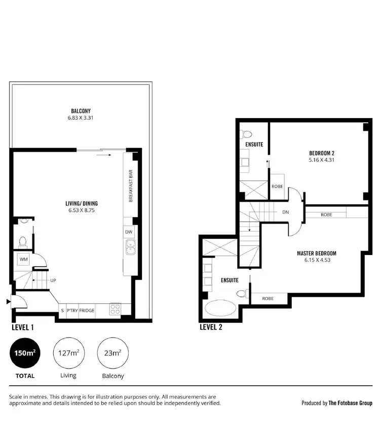 Floorplan of Homely apartment listing, 305/267 Hutt Street, Adelaide SA 5000