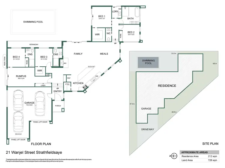 Floorplan of Homely house listing, 21 Wanjel Street, Strathfieldsaye VIC 3551