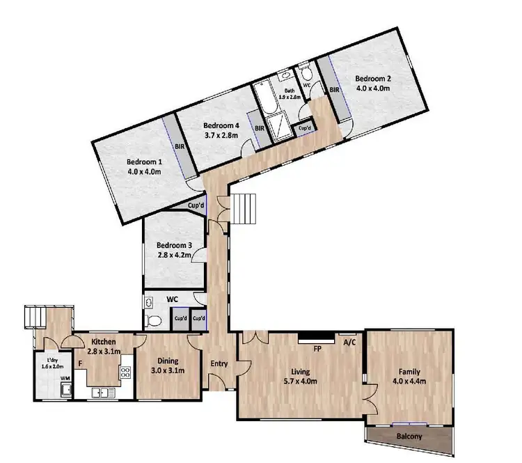 Floorplan of Homely house listing, 22 Dugan Street, Deakin ACT 2600