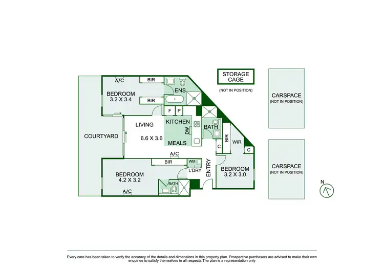 Floorplan of Homely apartment listing, 3/8B Evergreen Mews, Armadale VIC 3143