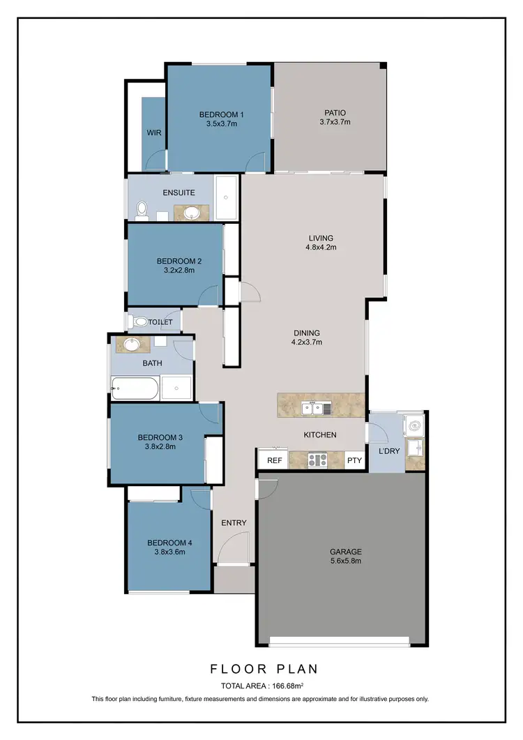 Floorplan of Homely house listing, 12 Barratta Circle, Trinity Park QLD 4879