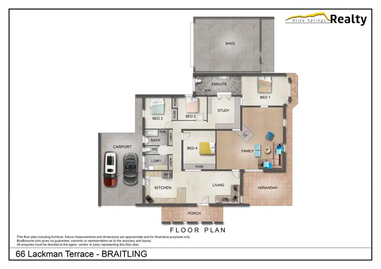 Floorplan of Homely house listing, 66 Lackman Terrace, Braitling NT 870