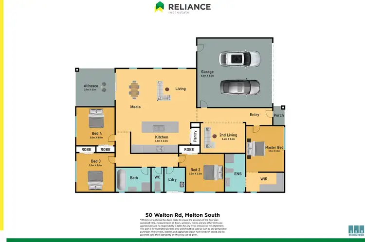 Floorplan of Homely house listing, 50 Walton Street, Melton South VIC 3338