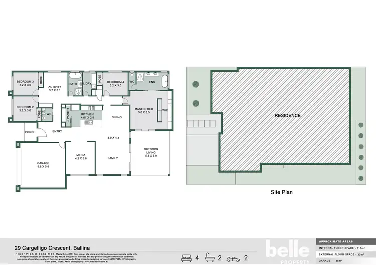 Floorplan of Homely house listing, 29 Cargelligo Crescent, Ballina NSW 2478