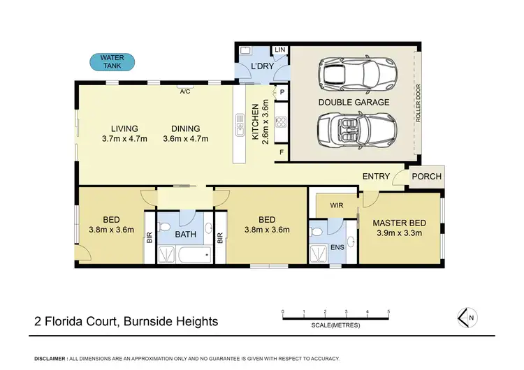 Floorplan of Homely house listing, 2 Florida Court, Burnside Heights VIC 3023