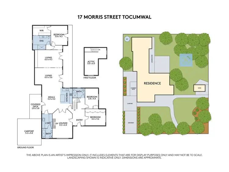 Floorplan of Homely house listing, 17 Morris Street, Tocumwal NSW 2714