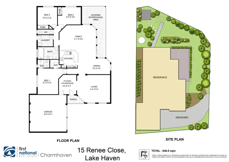 Floorplan of Homely house listing, 15 Renee Close, Lake Haven NSW 2263