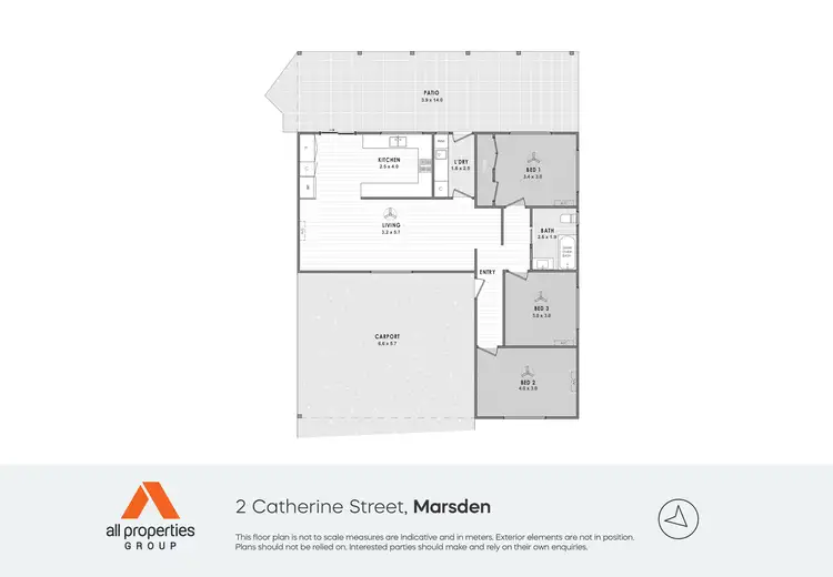 Floorplan of Homely house listing, 2 Catherine Street, Marsden QLD 4132