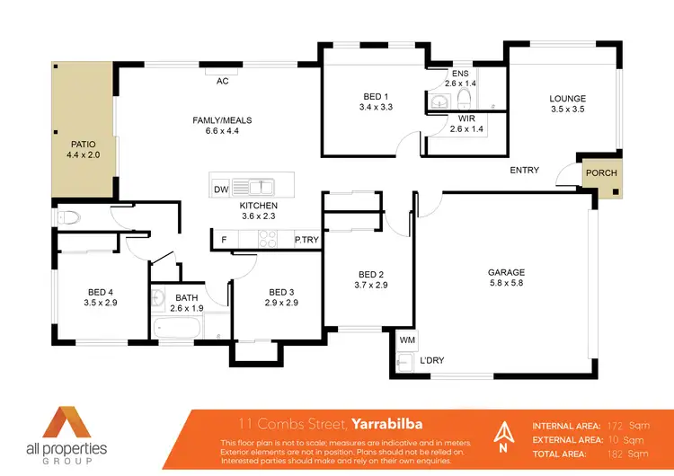 Floorplan of Homely house listing, 11 Combs Street, Yarrabilba QLD 4207