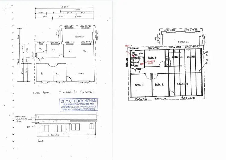 Floorplan of Homely house listing, 7 Wenn Road, Singleton WA 6175