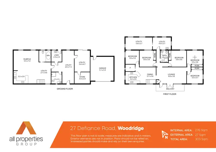 Floorplan of Homely house listing, 27 Defiance Road, Woodridge QLD 4114