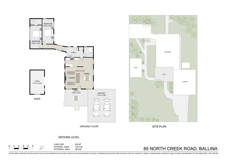 Floorplan of Homely house listing, 85 North Creek Road, Ballina NSW 2478