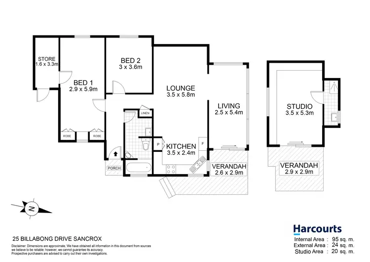 Floorplan of Homely rural property listing, 25 Billabong Drive, Sancrox NSW 2446
