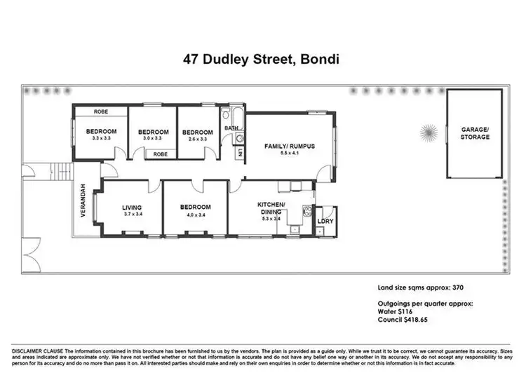 Floorplan of Homely house listing, 47 Dudley Street, Bondi NSW 2026