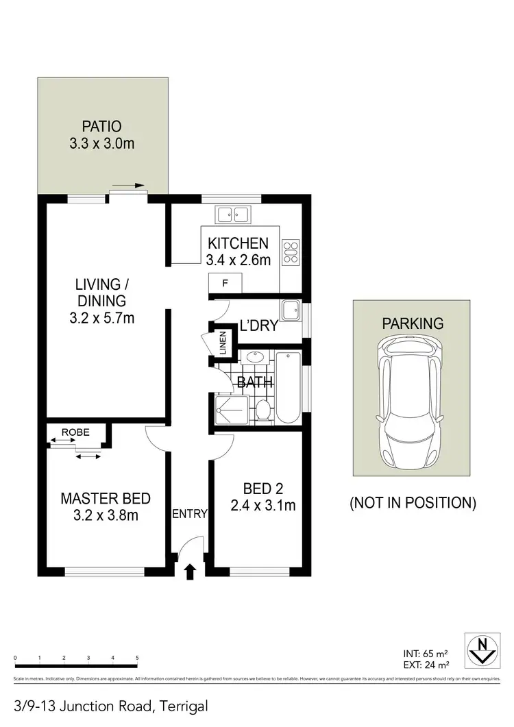 Floorplan of Homely unit listing, 3/9-13 Junction Road, Terrigal NSW 2260