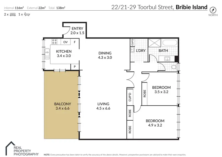 Floorplan of Homely unit listing, 22/21-29 Toorbul Street, Bongaree QLD 4507