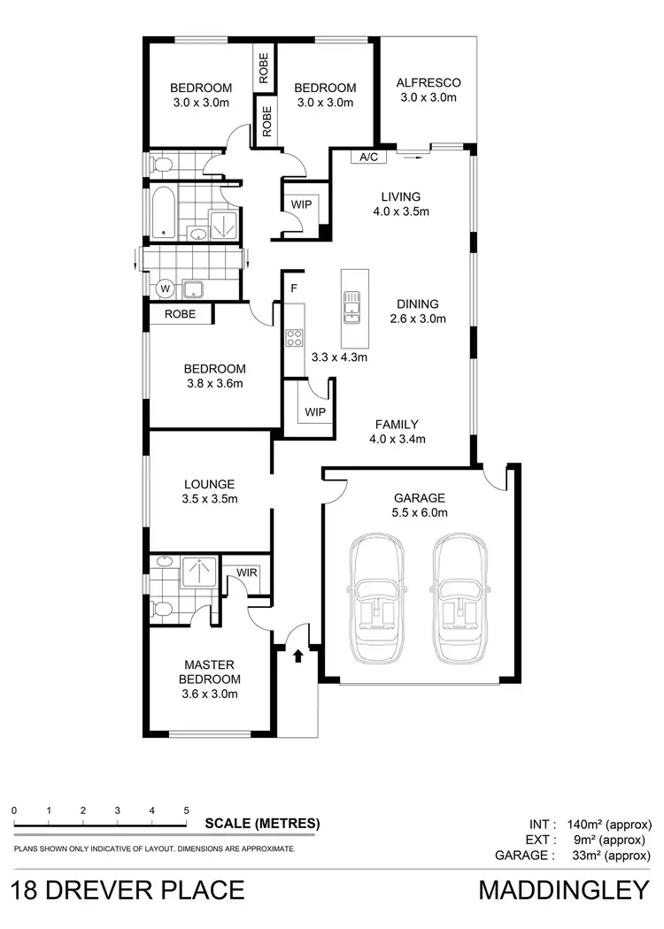 Floorplan of Homely house listing, 18 Drever Place, Maddingley VIC 3340