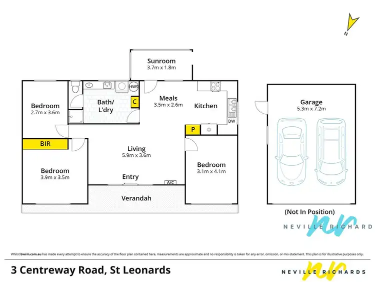 Floorplan of Homely house listing, 3 Centreway Road, St Leonards VIC 3223