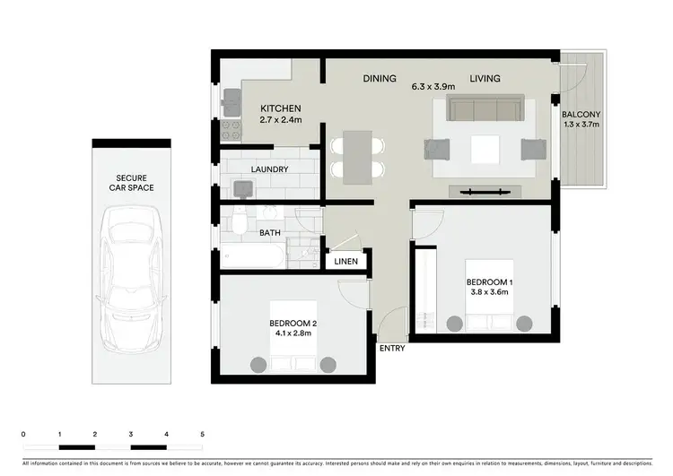 Floorplan of Homely apartment listing, 14/601 Bunnerong Road, Matraville NSW 2036