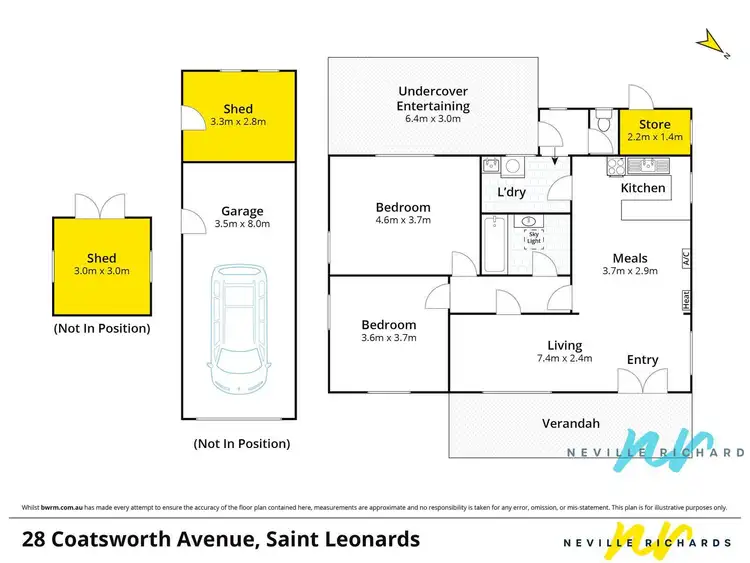Floorplan of Homely house listing, 28 Coatsworth Avenue, St Leonards VIC 3223