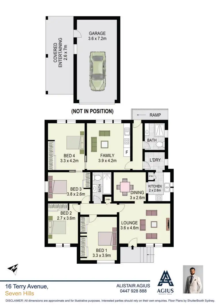 Floorplan of Homely house listing, 16 Terry Avenue, Seven Hills NSW 2147