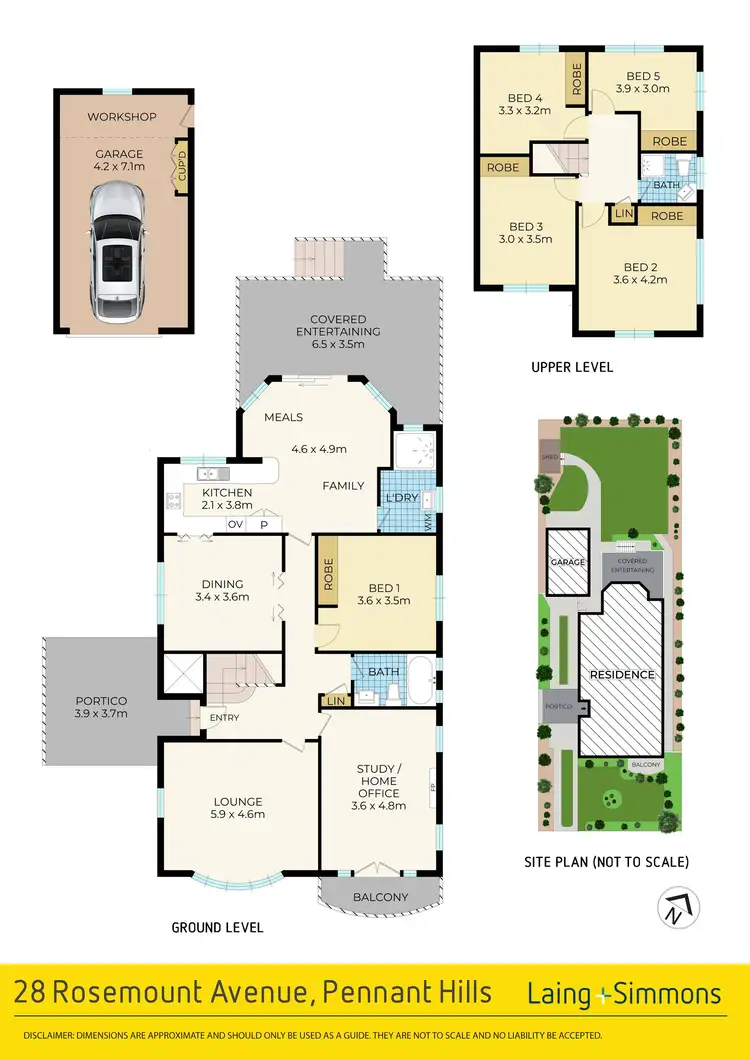Floorplan of Homely house listing, 28 Rosemount Avenue, Pennant Hills NSW 2120
