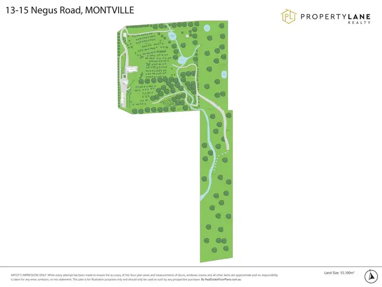Floorplan of Homely rural property listing, 15 Negus Road, Montville QLD 4560